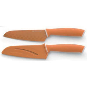 Nůž nepřilnavý santoku 14 cm oranžová GOOD4U - CS SOLINGEN