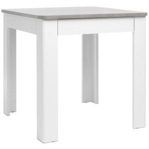 IDEA Jídelní stůl OSLO beton/bílá