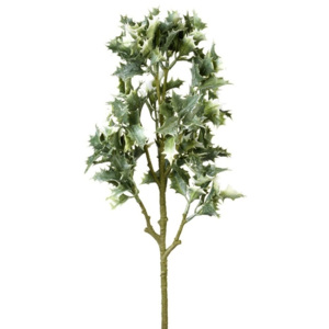 Dekorativní větvička Parlane Holly Leaves, délka 60 cm