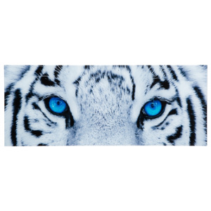 Inviro Obraz WHITE TIGER 40 x 100 cm tvrzené sklo