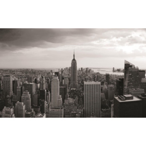 C403P4 Fototapeta: Manhattan (Černobílá) - 184x254 cm