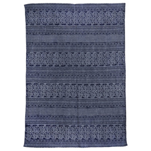 Bavlněný koberec s potiskem Blue 120x180 cm