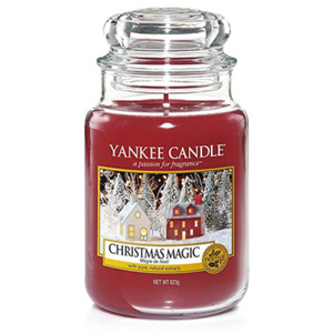 Yankee Candle – vonná svíčka Christmas Magic, velká 623 g