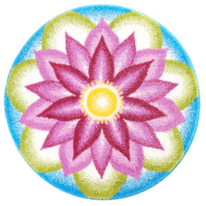 GRUND Mandala předložka POROZUMĚNÍ fialová kruh 60 cm