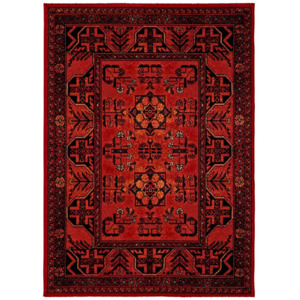 Tmavě červený koberec Universal Classic Red, 140 x 200 cm