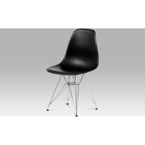 Artium Jídelní židle plastová 46x44x82x46cm Barva: černá