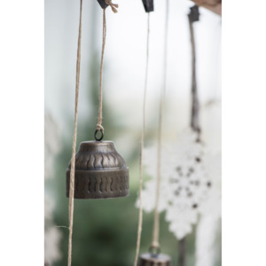 Dekorativní zvoneček Bell wavy