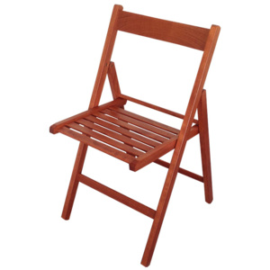 IDEA Skládací židle lak třešeň