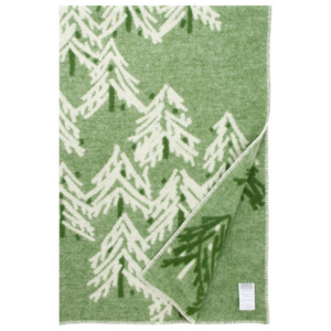Vlněná deka Kuusi 130x200, zelená Lapuan Kankurit