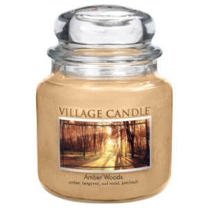 Village Candle Vonná svíčka ve skle, Jantarové tóny lesa - Amber Woods 116316829