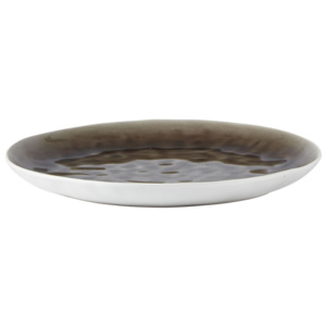 Mělký kameninový talíř 27 cm, šedý - Galzone