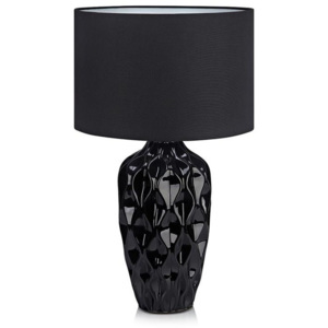 Černá stolní lampa Markslöjd Ben, ø 26 cm