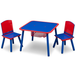 Dětský stůl s židlemi modro-červený TT89514GN