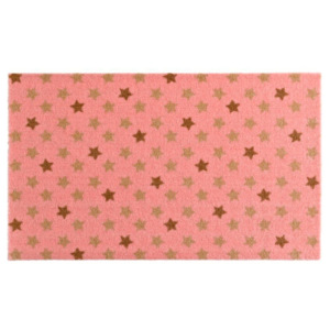 Růžová rohožka Zala Living Design Star Pink, 50 x 70 cm