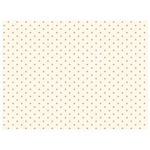Hedvábný papír White/gold dots - 10 kusů
