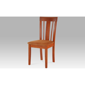 Artium Jídelní židle bez sedáku dřevěná 46x41x96x46cm Barva: oranžová