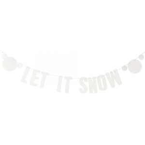 Vánoční girlanda Let it Snow