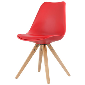 IDEA Jídelní židle LADY červená