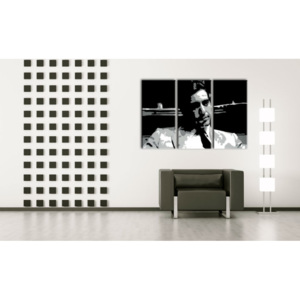Ručně malovaný POP Art Sleva 25 % obraz GODFATHER 3 dílný 120X80 cm god6/24h