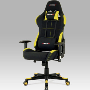 Kancelářská židle KA-F02 YEL žlutá - Autronic