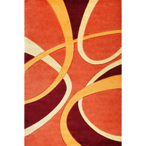 Moderní kusový koberec Nairobi 094A oranžový Typ: 80x150 cm