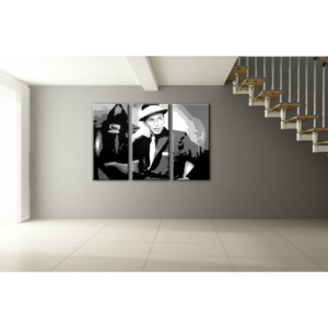 Ručně malovaný POP Art Sleva 25% obraz Frank Sinatra 3 dílný 120X80 cm sin/24h