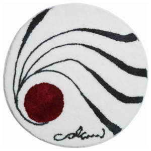 Koupelnová předložka GRUND Colani 18 4040 bílá Rozměr: 80 cm kruh