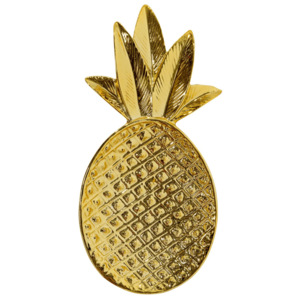 Keramický tácek Pineapple Gold