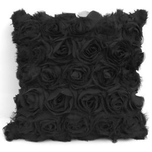 Polštář ROSE 40x40 cm, černá MyBestHome Varianta: Povlak na polštář, 40x40 cm