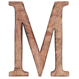 Dřevěné písmeno M