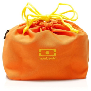 Oranžový obal na obědový box Monbento