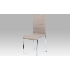 Artium Jídelní židle koženková 43x46x96x48cm Barva: lanýžová