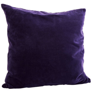 Sametový povlak na polštář Deep purple 50x50