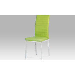 Artium Jídelní židle koženková 43x41x99x48cm Barva: zelená