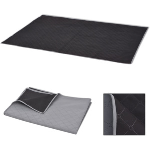 Pikniková deka šedo-černá 150x200 cm