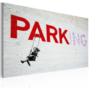 Artgeist Obraz - Parking (Banksy) 60x40