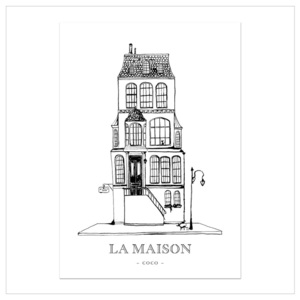 Plakát Leo La Douce La Maison Coco, 21 x 29,7 cm
