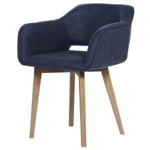 Tmavě modrá jídelní židle My Pop Design Oldenburg