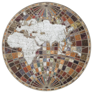 Nástěnná dekorace Mauro Ferretti Byzantine Map, ∅ 78 cm