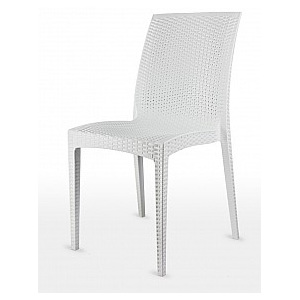 Moderní zahradní židle DALIA Bílá