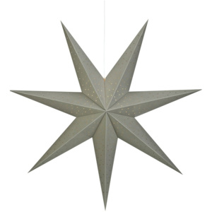 Markslöjd Markslöjd 703718 - Vánoční dekorace ANNO 1xE14/25W/230V hvězda 100 cm šedá ML0017