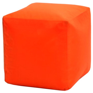 IDEA Sedací taburet CUBE oranžový V22