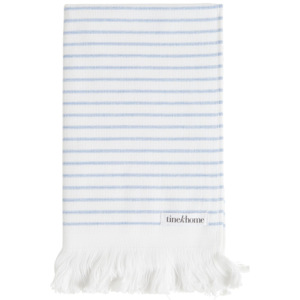 Pruhovaný ručník Pinstripe Blue 30x50 cm