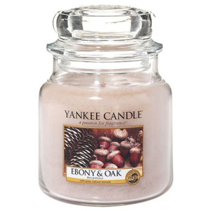 Svíčka Yankee Candle 411gr - Ebony & Oak