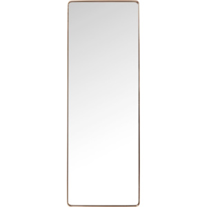 KARE DESIGN Zrcadlo Curve Rectangular 200×70cm - měď