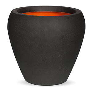 Capi Tutch vase taps 42x38 cm - black