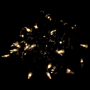 Nexos 42998 Vánoční světelný řetěz - 50 MINI žárovek - žlutá - 11,30 m