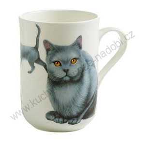 Porcelánový Hrnek Cashmere PETS CAT kartouzská kočka 300 ml - Maxwell&Williams