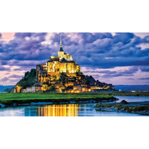 Obraz na plátně: Mont Saint-Michel - 75x100 cm