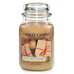 Yankee Candle – vonná svíčka Brown Paper Packages, velká 623 g